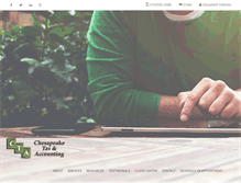 Tablet Screenshot of chesapeaketax.com
